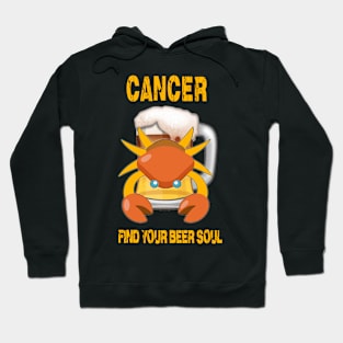 Cancer sign funny beer t-shirt Hoodie